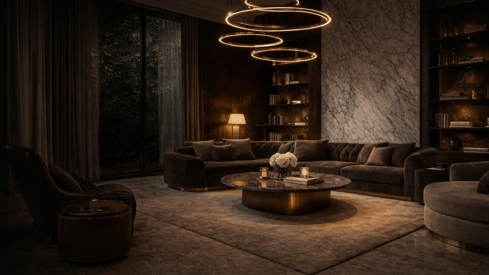 Luxury furniture interior